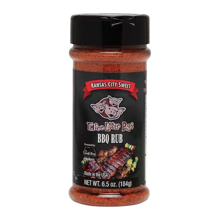 Three Little Pigs Three Little Pigs Kansas City Sweet BBQ Rub 6.5 oz OW85160